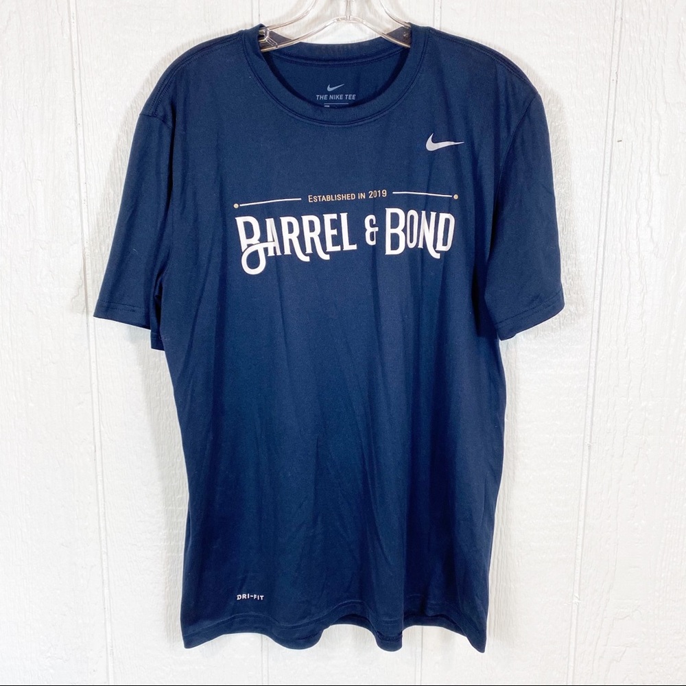 Mens Nike Barrel & Bond Whiskey Tee Shirt Large